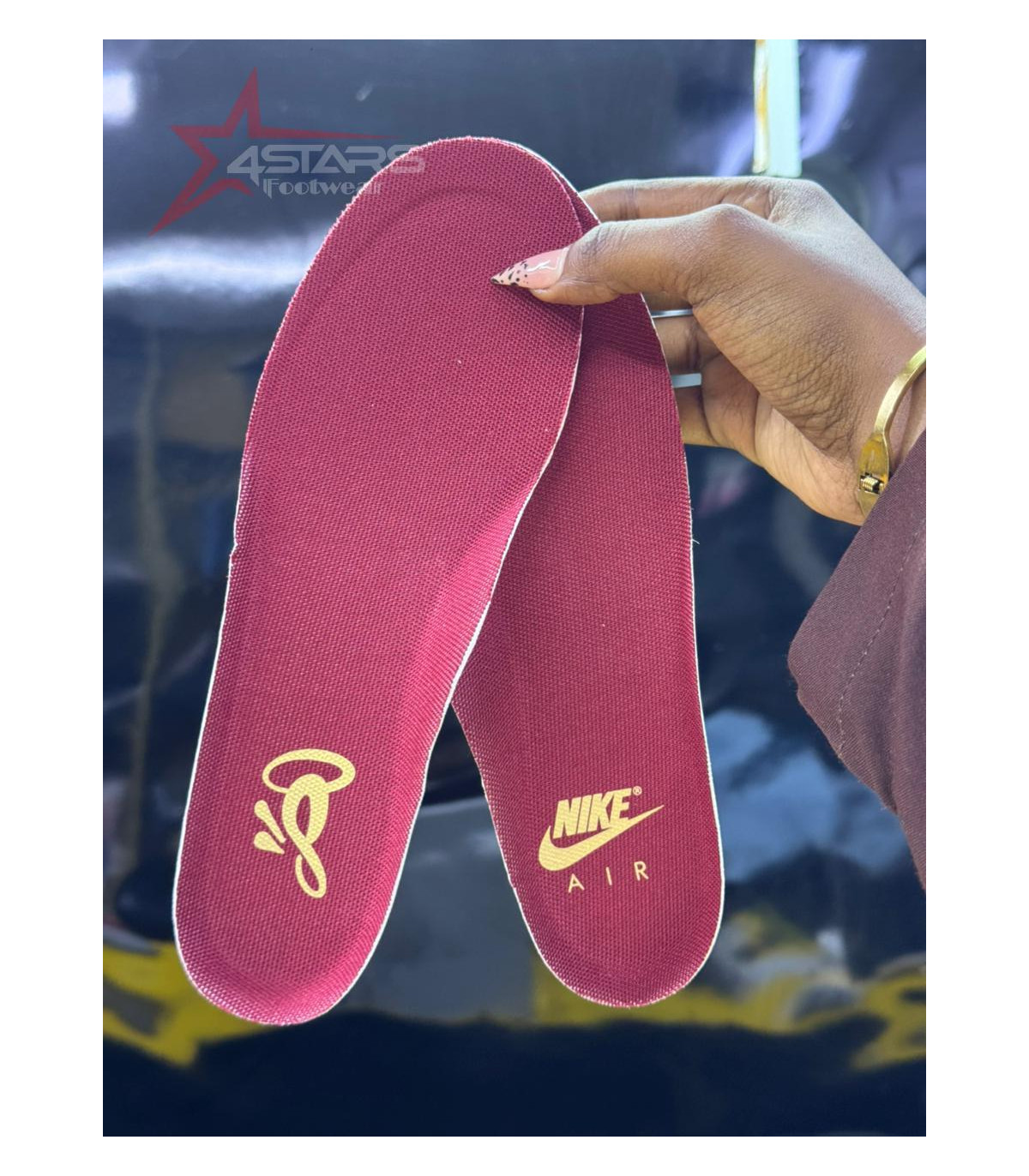 Syna Central Cee x Nike Airforce 1 “Dark Beetroot”
