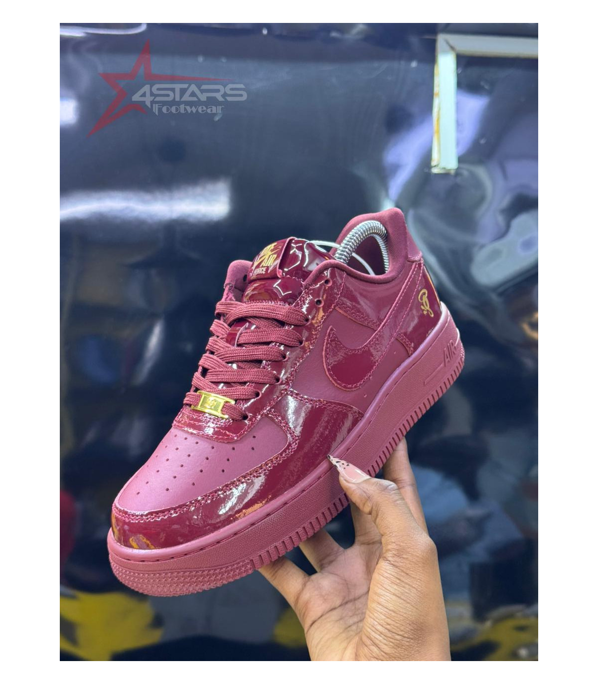 Syna Central Cee x Nike Airforce 1 “Dark Beetroot”