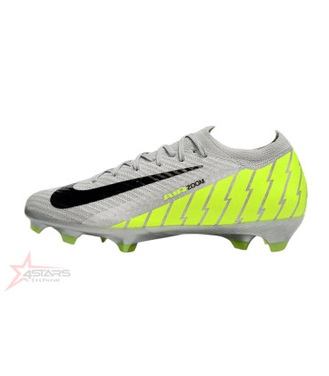 Nike Air Zoom Mercurial Vapor 16 Elite FG Soccer Cleats - Grey/Black/Green