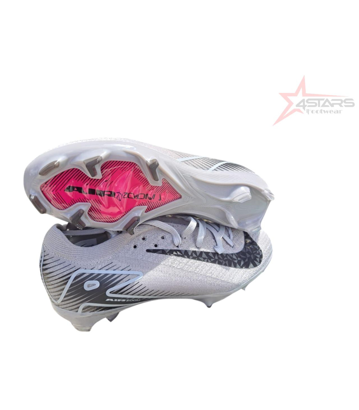 Nike Air Zoom Mercurial Vapor 16 Elite FG Soccer Cleats - Grey/Black