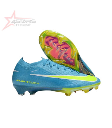 Nike Air Zoom Mercurial Vapor 16 Elite FG Soccer Cleats - Blue/Green/Pink