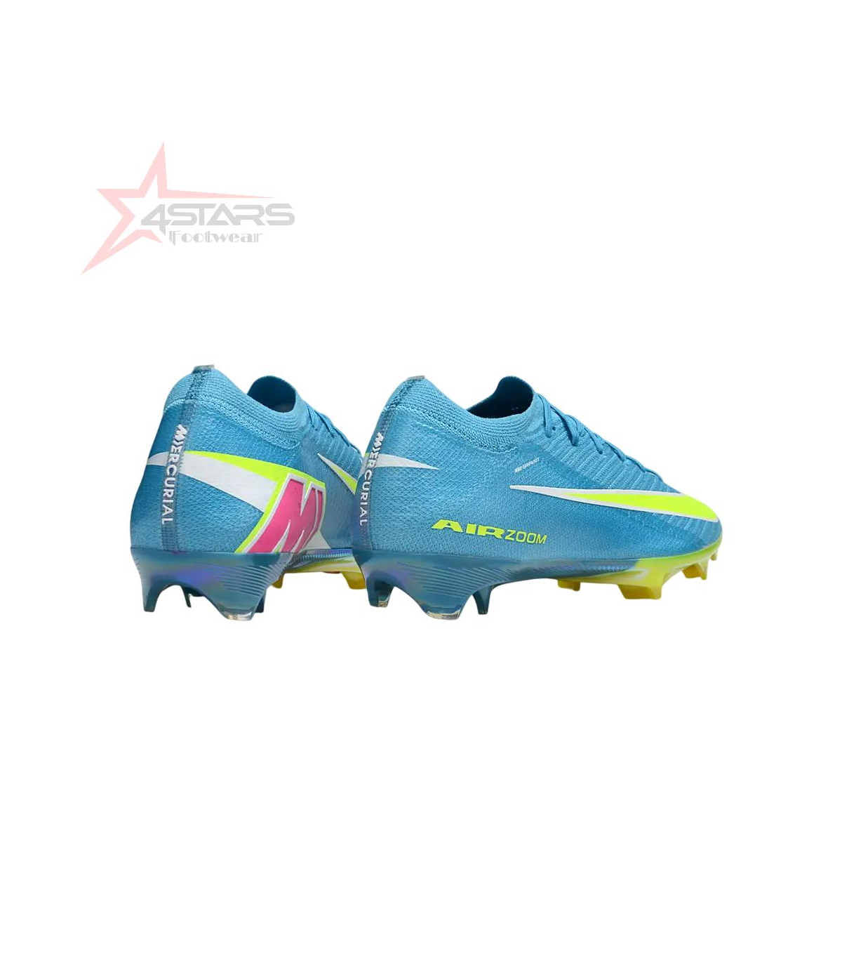 Nike Air Zoom Mercurial Vapor 16 Elite FG Soccer Cleats - Blue/Green/Pink