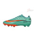 Nike Air Zoom Mercurial Vapor 16 Elite FG Firm Ground Soccer Cleats - Green/Aqua Splash/Coral Burst