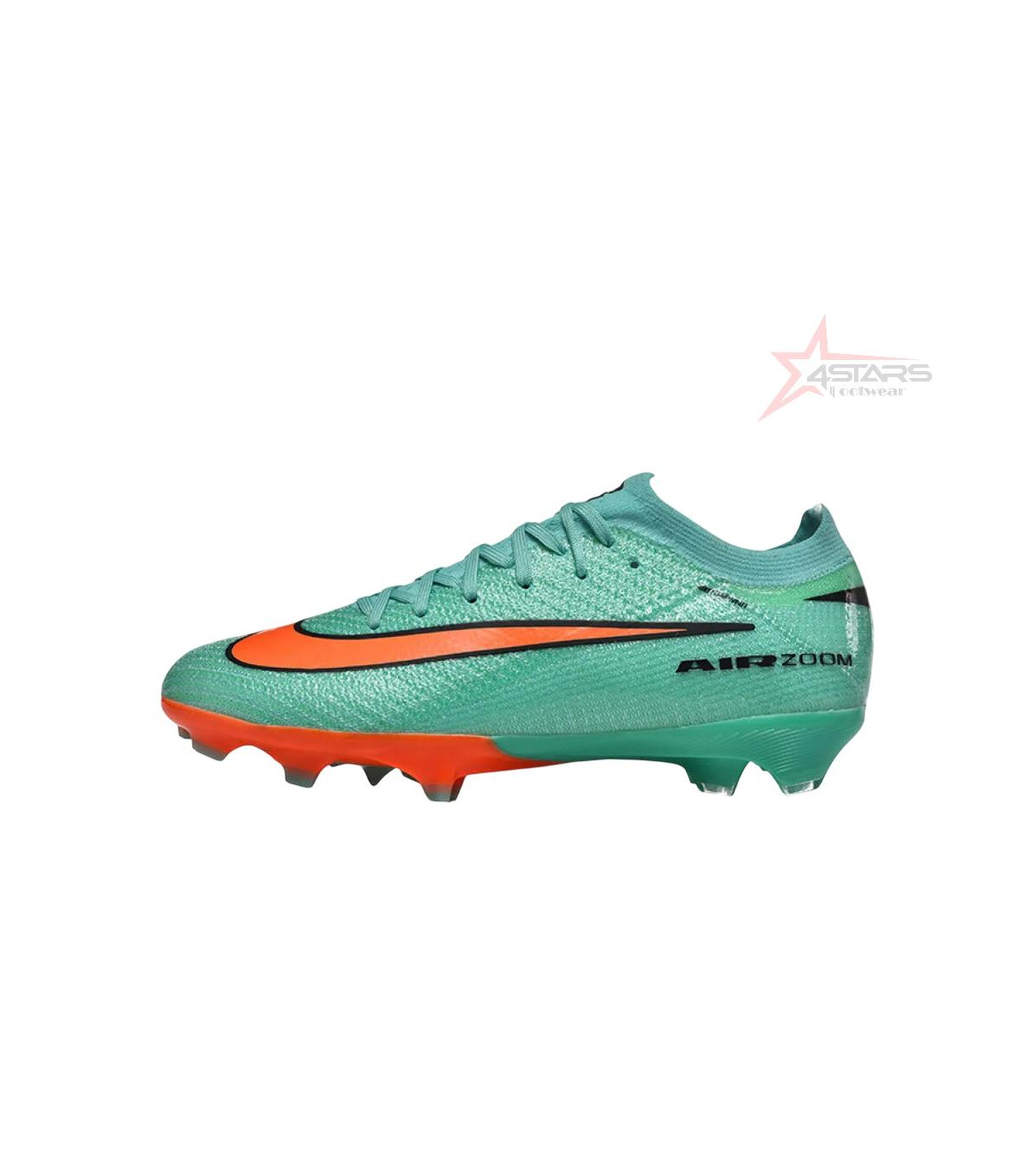 Nike Air Zoom Mercurial Vapor 16 Elite FG Firm Ground Soccer Cleats - Green/Aqua Splash/Coral Burst