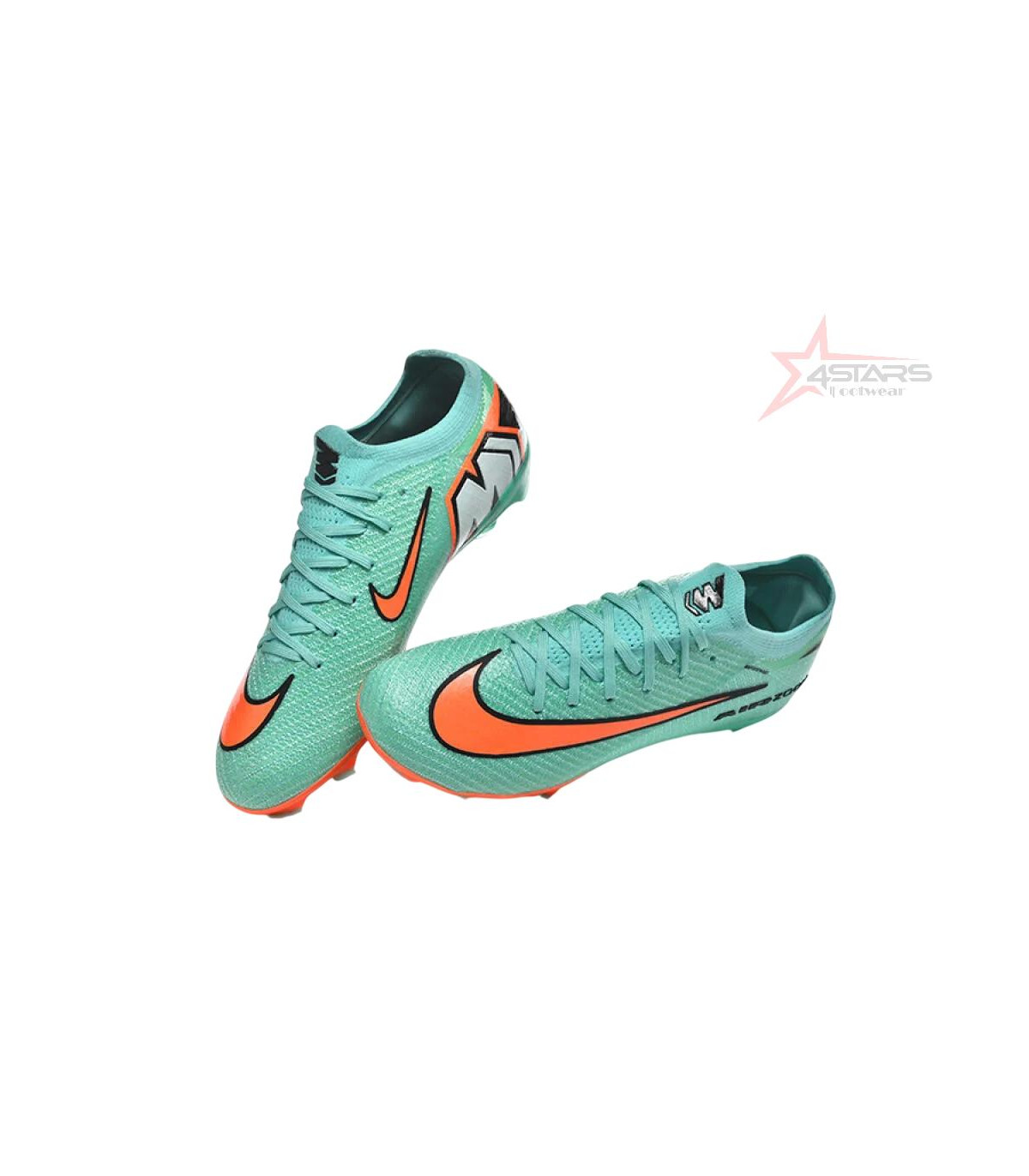 Nike Air Zoom Mercurial Vapor 16 Elite FG Firm Ground Soccer Cleats - Green/Aqua Splash/Coral Burst