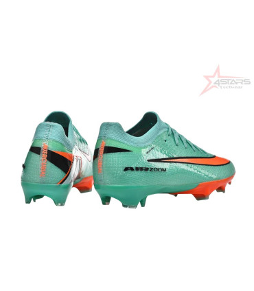 Nike Air Zoom Mercurial Vapor 16 Elite FG Firm Ground Soccer Cleats - Green/Aqua Splash/Coral Burst