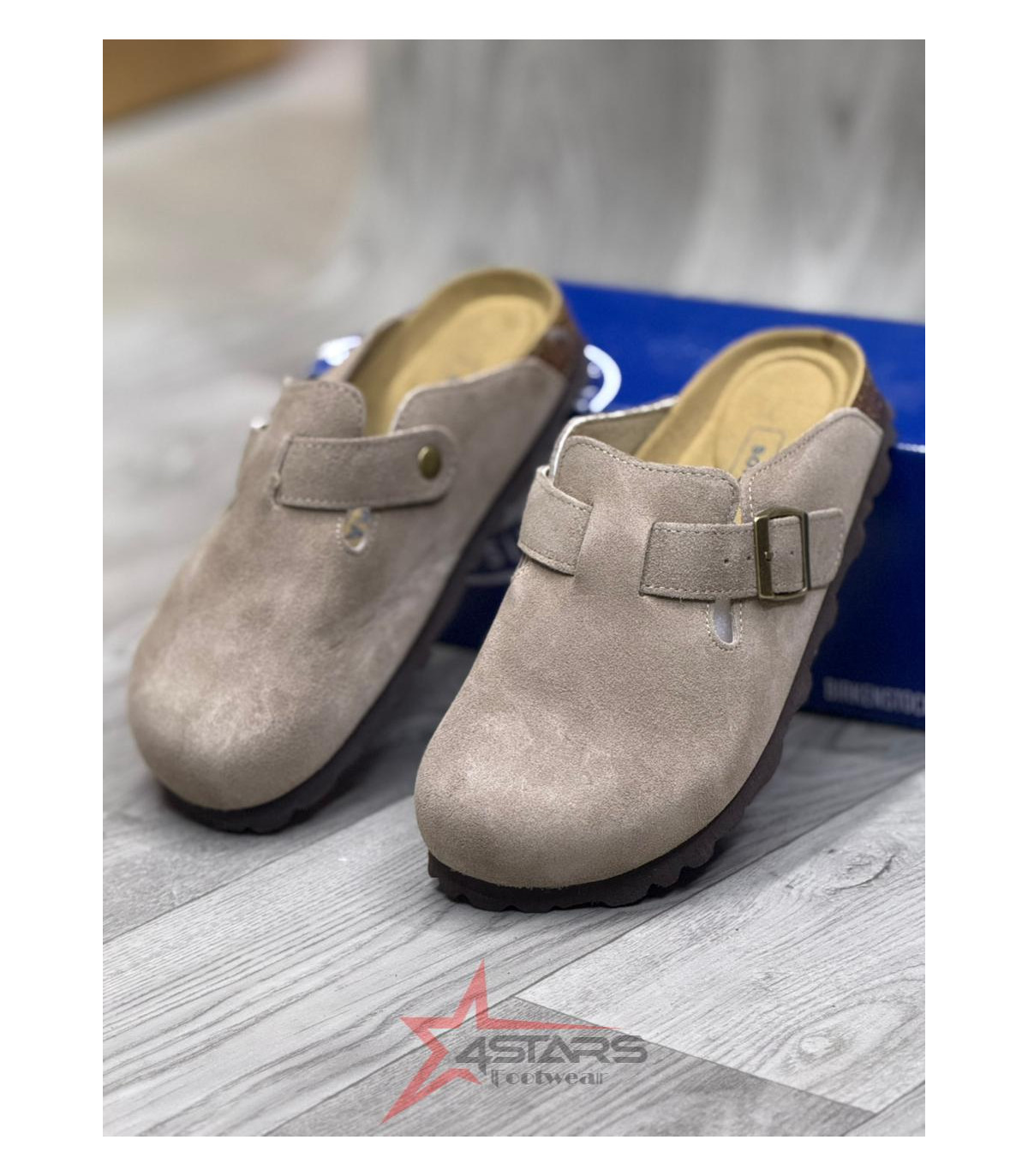 Generic Birkenstock Slip On Suede Clogs