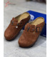 Generic Chrome Hearts x Birkenstock Suede Clogs