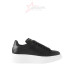Alexander McQueen Leather Oversized Sneaker - Black/White