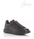 Alexander McQueen Leather Oversized Sneaker - Triple Black