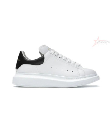 Alexander McQueen Leather Oversized Sneaker - White/Black