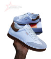 Tommy Hilfiger Leather Casuals - White/Gum Sole