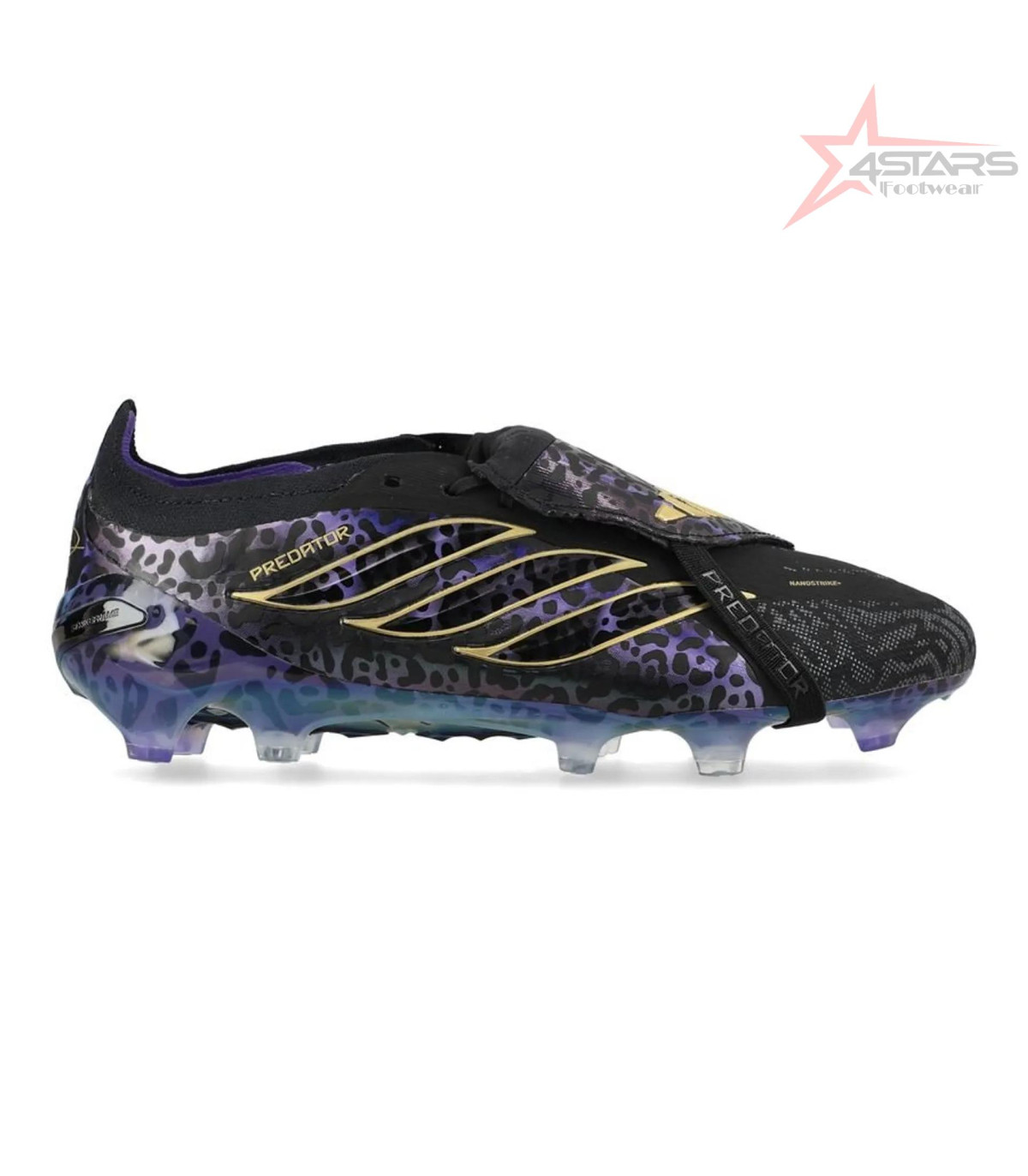 Adidas Predator Elite Fold-over Tongue Elite FG Kaká - Core Black/Purple/Gold Metallic LIMITED EDITION