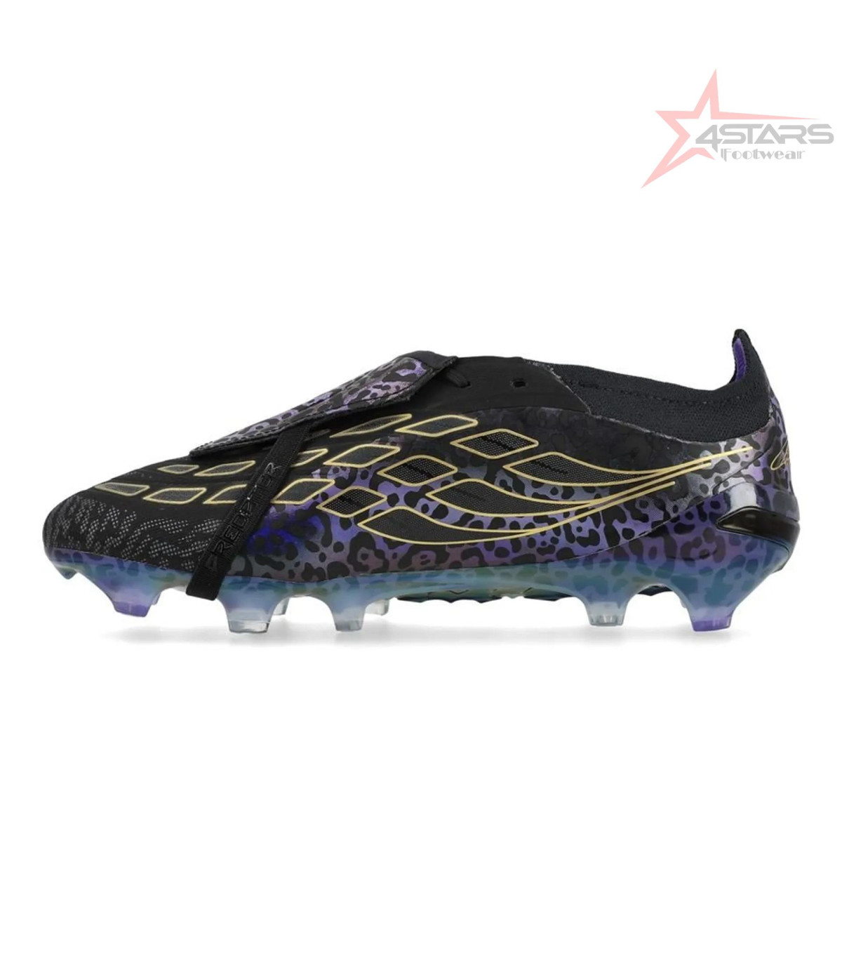 Adidas Predator Elite Fold-over Tongue Elite FG Kaká - Core Black/Purple/Gold Metallic LIMITED EDITION