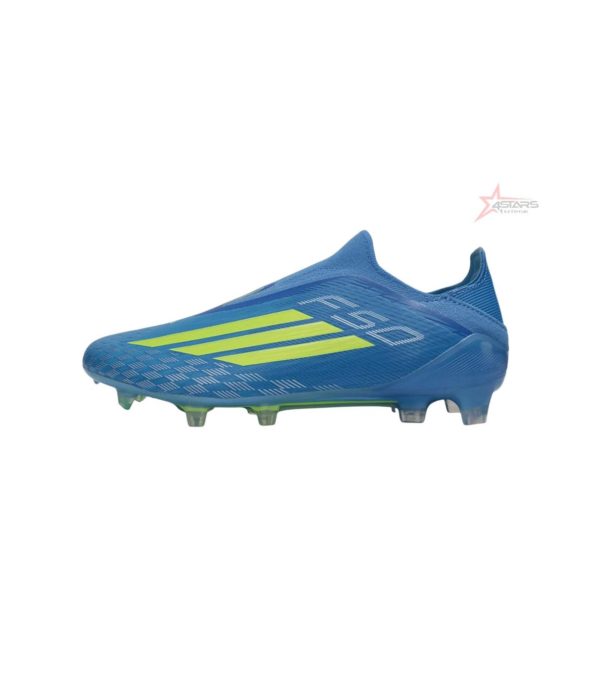 Adidas F50 Elite Laceless FG Firm Ground Football Cleats - Blue/Vibrant Blue/Electric Yellow