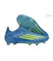 Adidas F50 Elite Laceless FG Firm Ground Football Cleats - Blue/Vibrant Blue/Electric Yellow