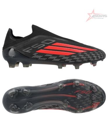 Adidas F50 Elite Laceless FG Immortal DNA - Core Black/Lucid Red