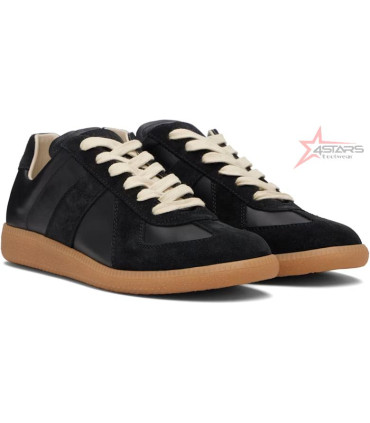 Maison Margiela Black Replica Sneakers