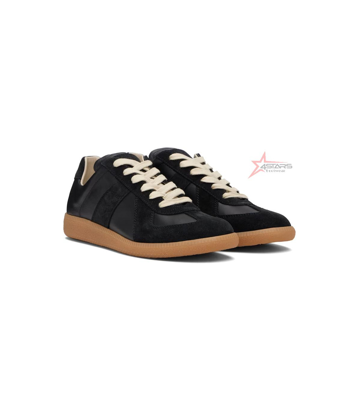 Maison Margiela Black Replica Sneakers