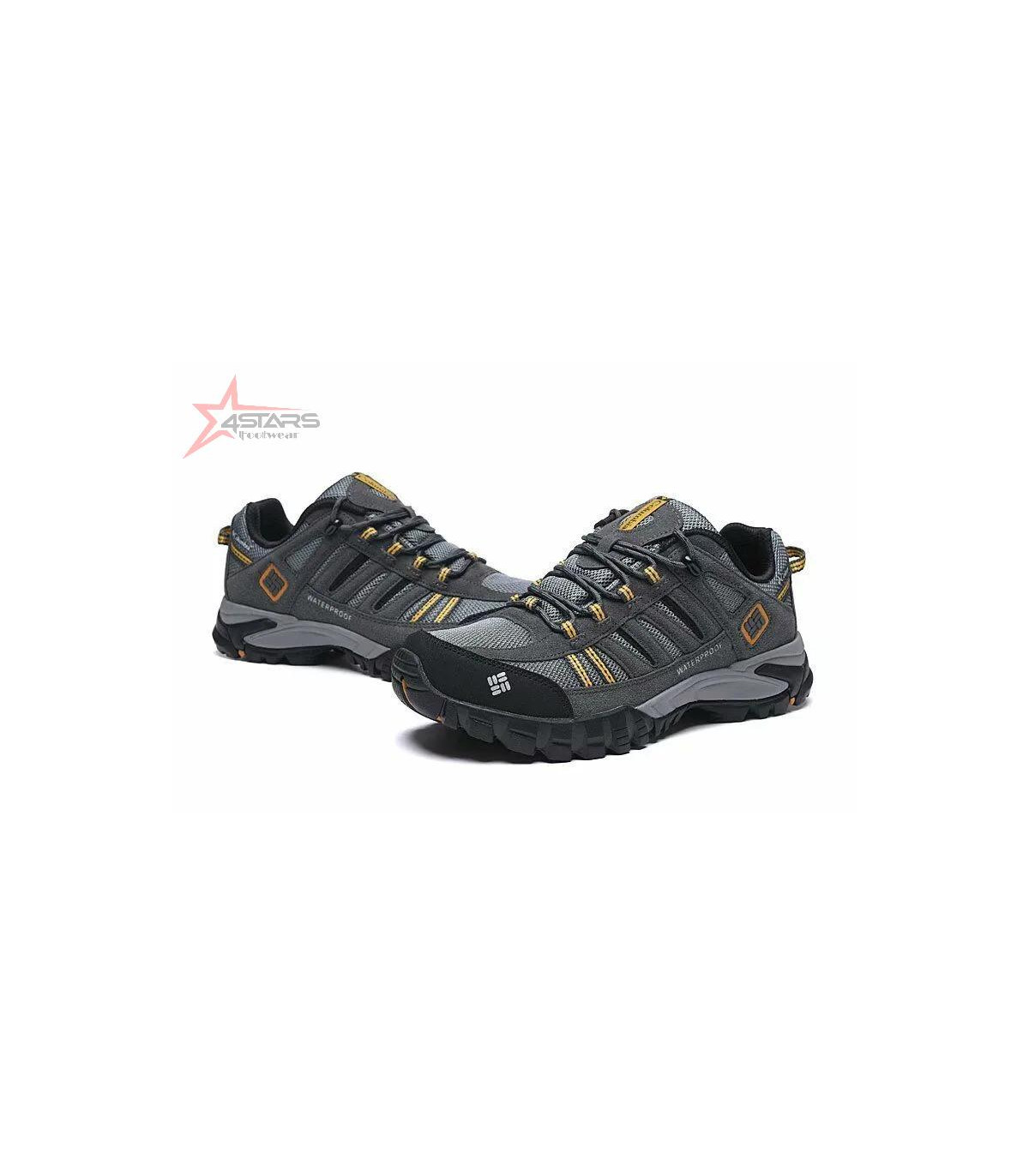 Columbia Men's Waterproof Hiking Sneakers - Grey