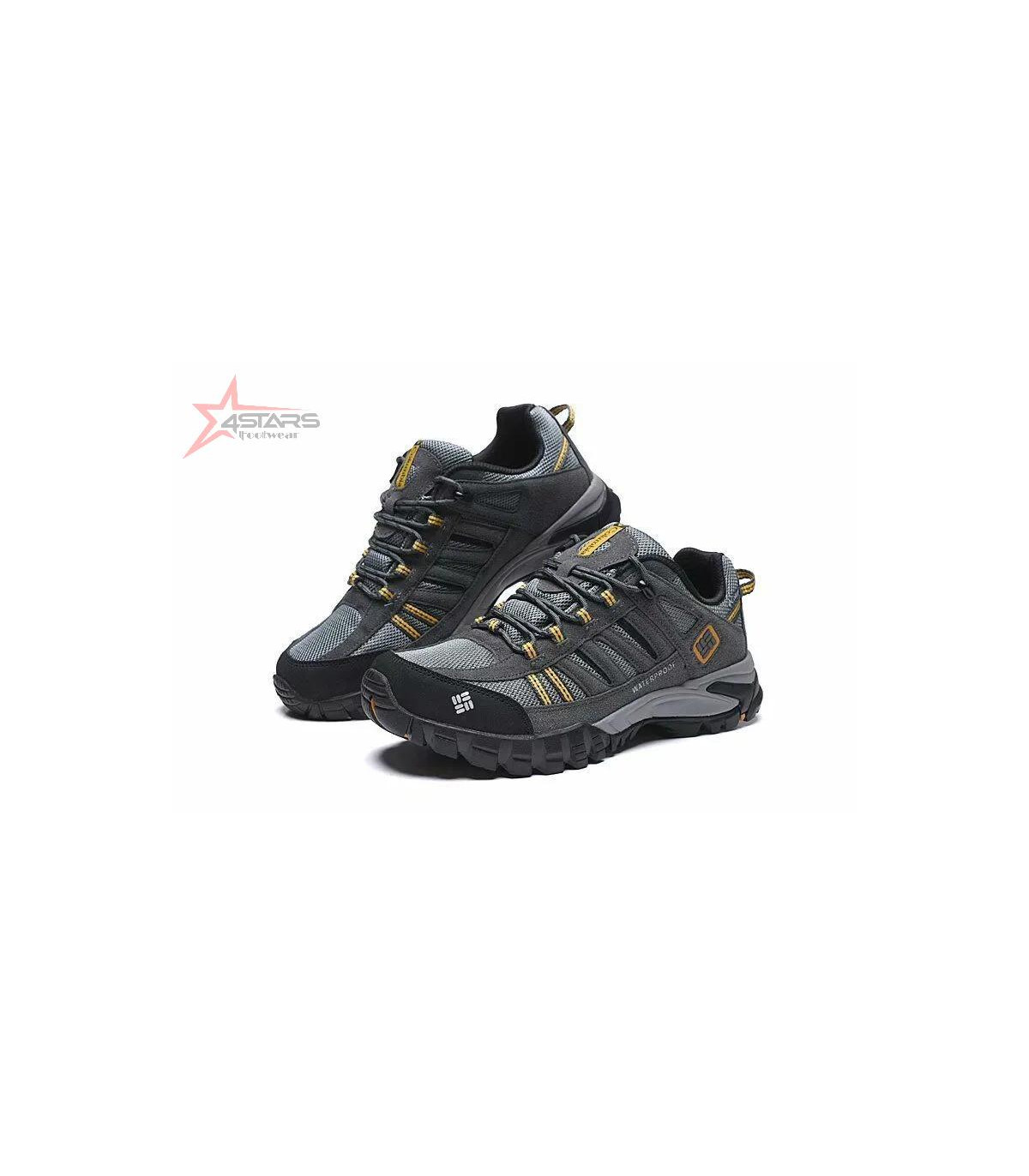 Columbia Men's Waterproof Hiking Sneakers - Grey