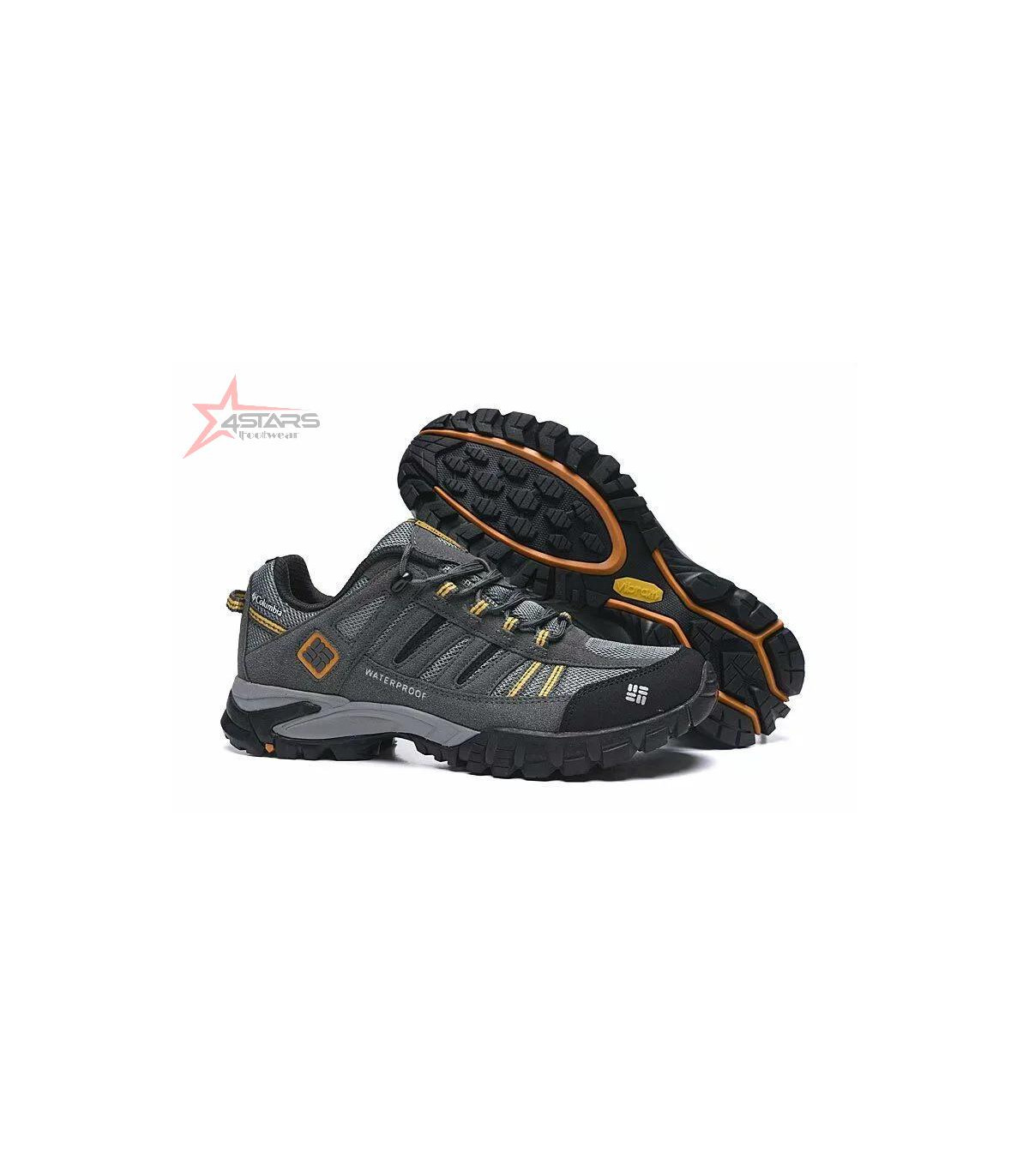 Columbia Men's Waterproof Hiking Sneakers - Grey