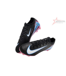 Nike Air Zoom Mercurial Vapor 16 Elite FG Firm Ground Soccer Cleats - Black/Blue/White/Pink