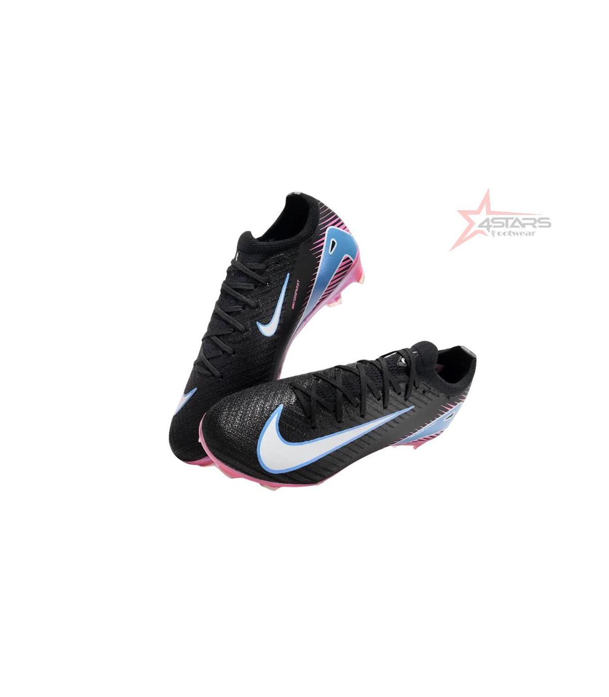 Nike Air Zoom Mercurial Vapor 16 Elite FG Firm Ground Soccer Cleats - Black/Blue/White/Pink