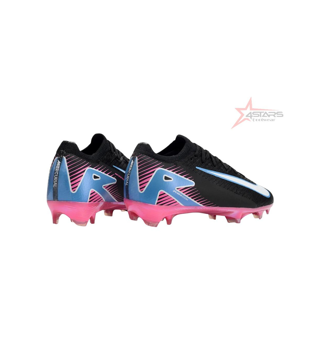 Nike Air Zoom Mercurial Vapor 16 Elite FG Firm Ground Soccer Cleats - Black/Blue/White/Pink