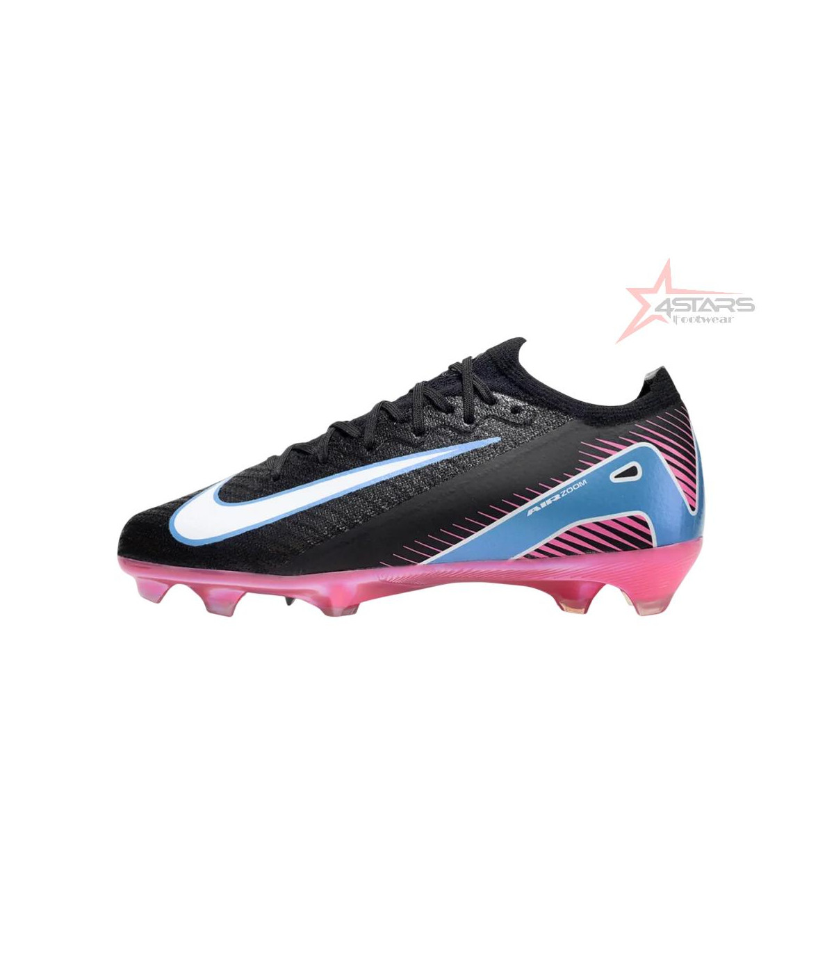 Nike Air Zoom Mercurial Vapor 16 Elite FG Firm Ground Soccer Cleats - Black/Blue/White/Pink