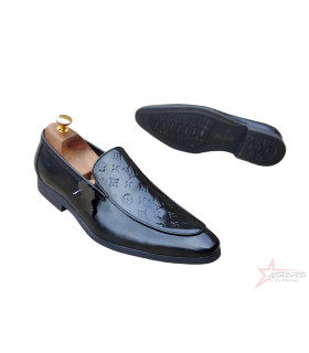 Sergio Mazolla x LV Genuine Leather Slip On Official Shoes