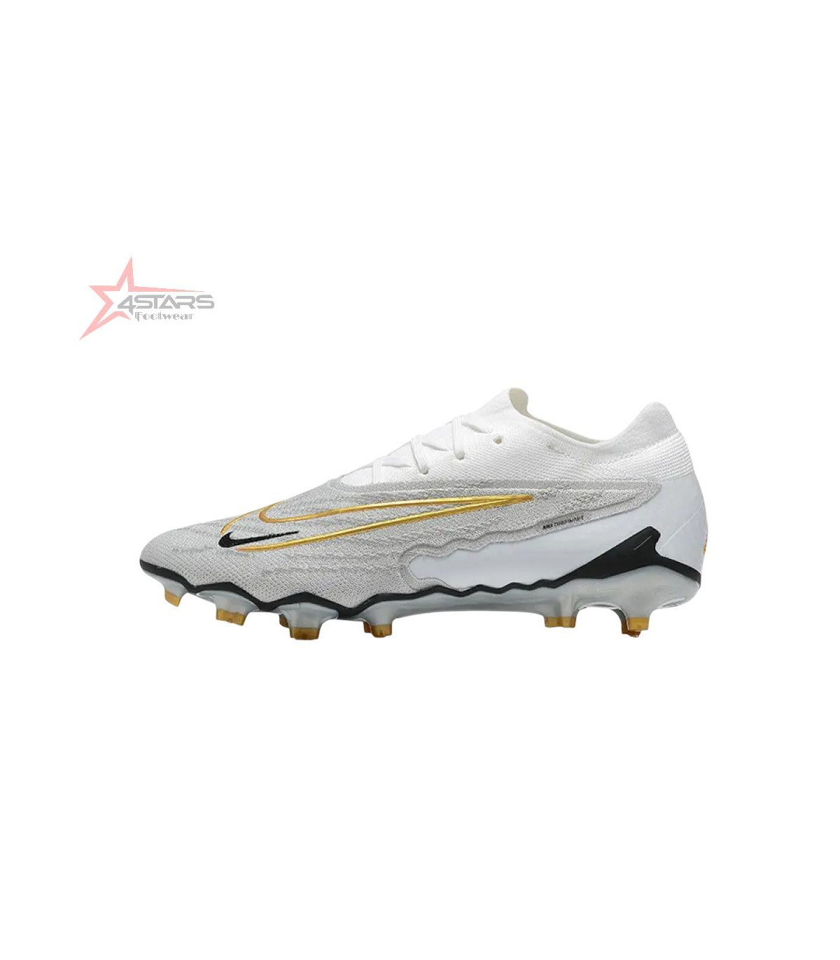 Nike Phantom GX Elite FG Firm Ground Soccer Cleats - Grey/White/Gold