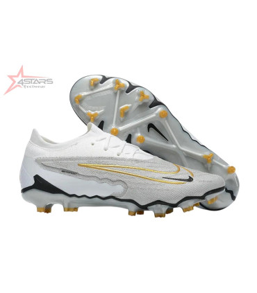 Nike Phantom GX Elite FG Firm Ground Soccer Cleats - Grey/White/Gold