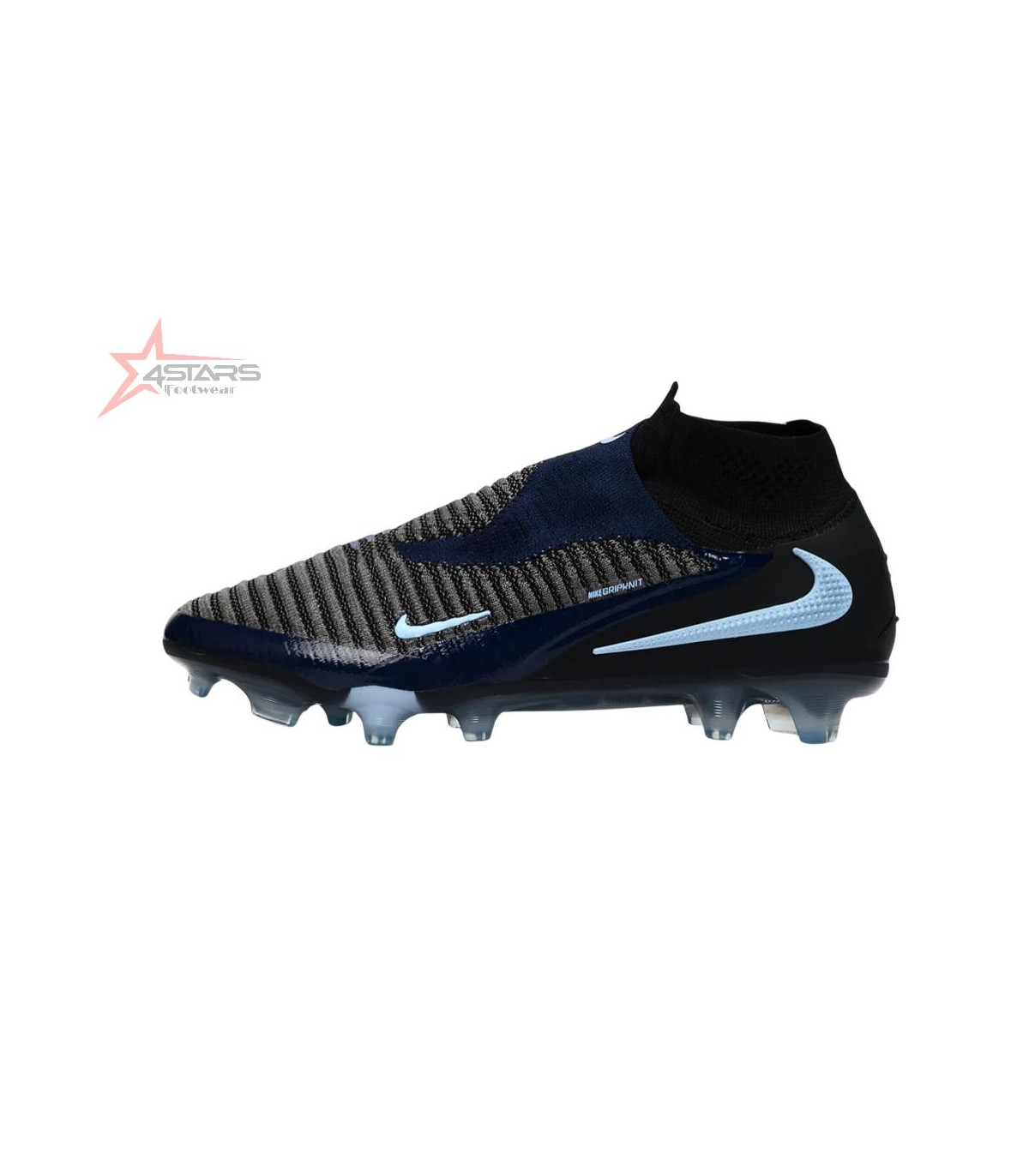 Nike Phantom 6 High Elite FG Firm Ground Soccer Cleats - Navy/Blue Night/Black Ice