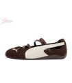 Women's Puma Speedcat Ballet - Brown/White