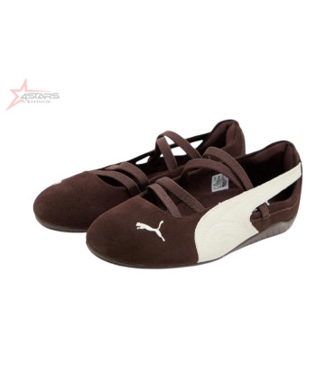 Women's Puma Speedcat Ballet - Brown/White
