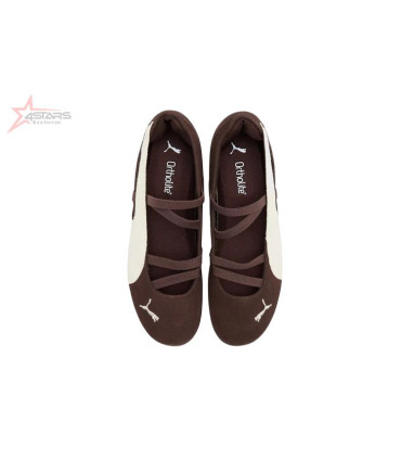 Women's Puma Speedcat Ballet - Brown/White