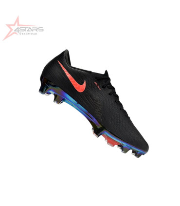 Nike Air Zoom Mercurial Superfly 11 FG Firm Ground Soccer Cleats - Black/Neon Coral/Rainbow Reflective