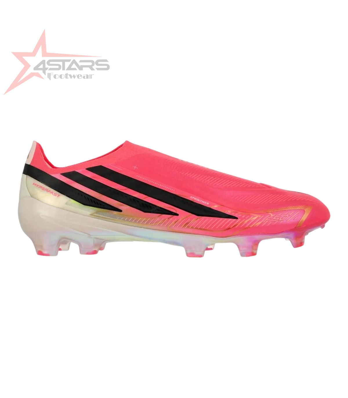 Adidas F50 Hyperfast Elite Laceless FG Road to Glory - Solar Turbo/Core Black/Gold Metallic