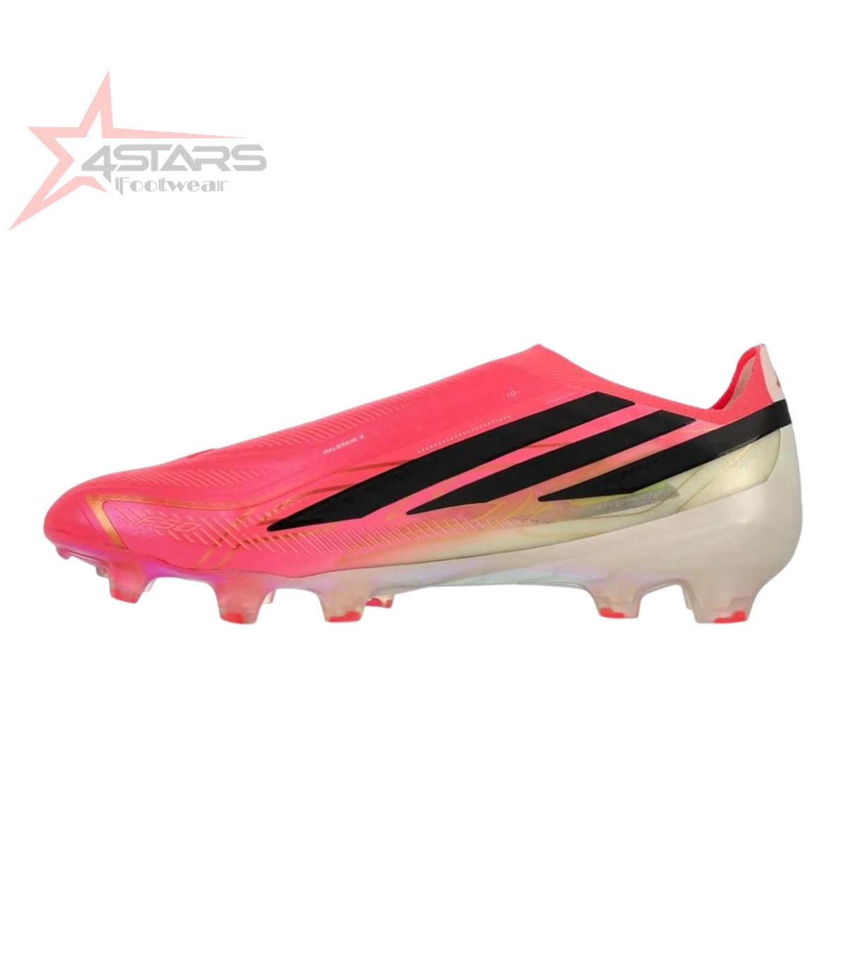 Adidas F50 Hyperfast Elite Laceless FG Road to Glory - Solar Turbo/Core Black/Gold Metallic
