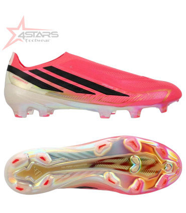 Adidas F50 Hyperfast Elite Laceless FG Road to Glory - Solar Turbo/Core Black/Gold Metallic