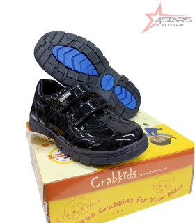 Crabkids Wetlook Strapped School Shoes