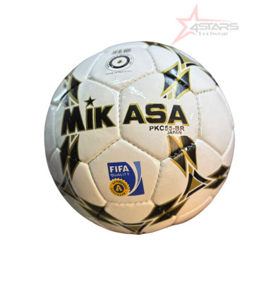 Mikasa Orginal Size 5 Soccer Ball Black,Gold & White Football
