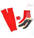 3 Pieces Football Equipment: Calf Sleeve, Anti Slip Grip Socks, Adhesive Tape