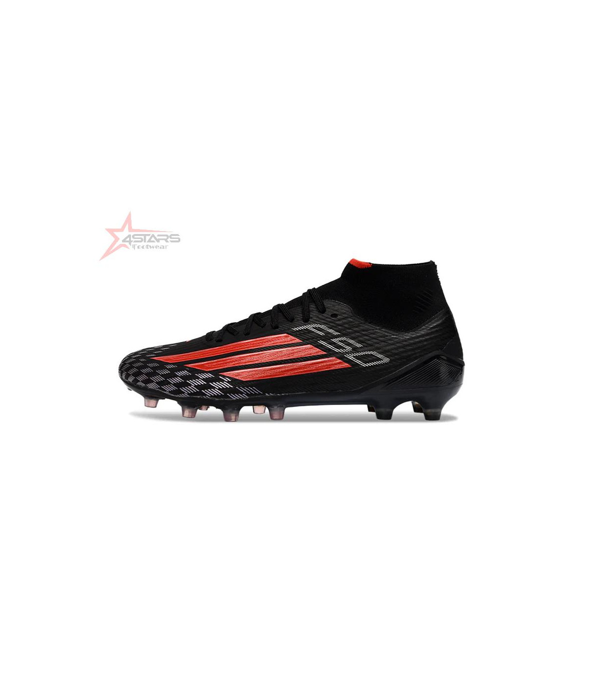Adidas F50 Mid Elite Sparkfusion Football Boots Firm Ground  - Black/Red
