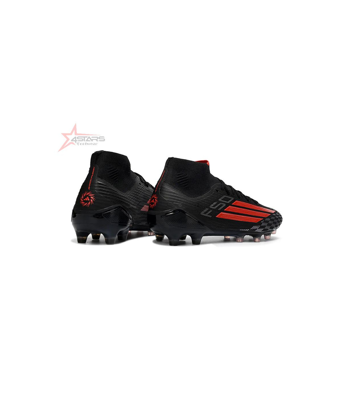 Adidas F50 Mid Elite Sparkfusion Football Boots Firm Ground  - Black/Red