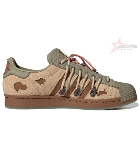 Adidas Superstar x Melting Sadness 'Green Brown'