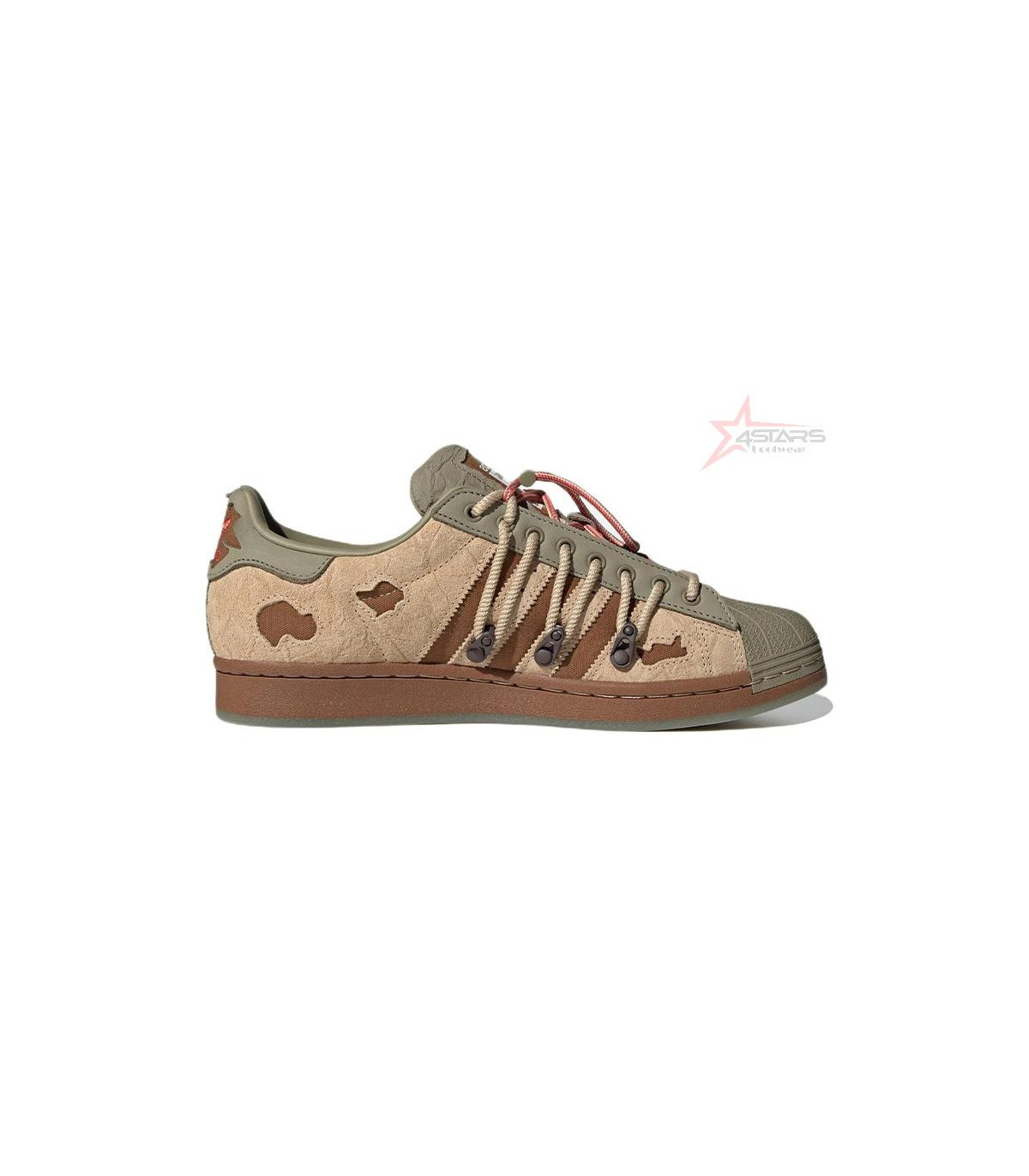 Adidas Superstar x Melting Sadness 'Green Brown'