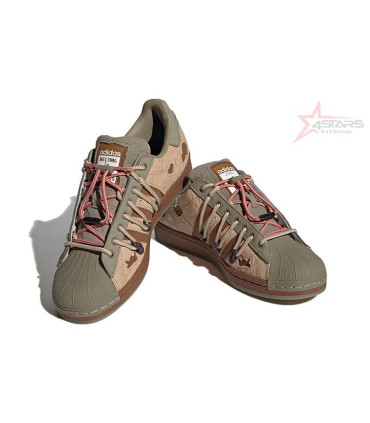 Adidas Superstar x Melting Sadness 'Green Brown'