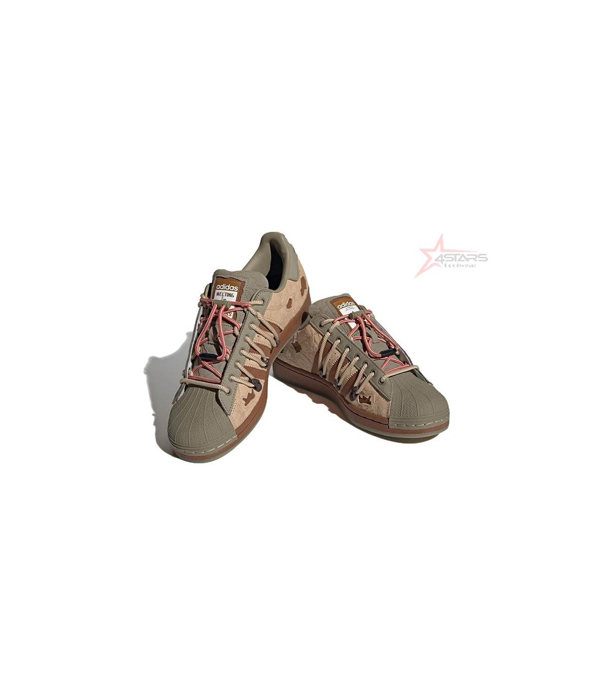Adidas Superstar x Melting Sadness 'Green Brown'